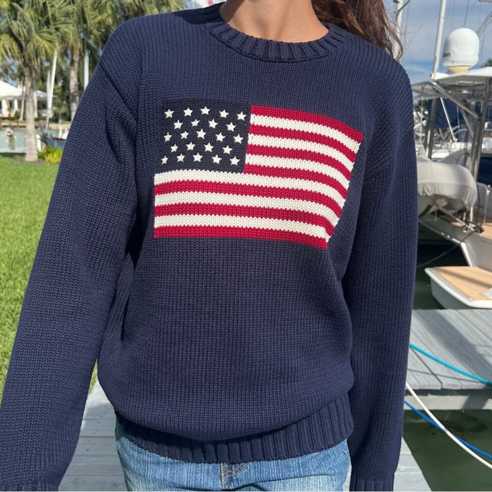 Nico American Flag Sweater